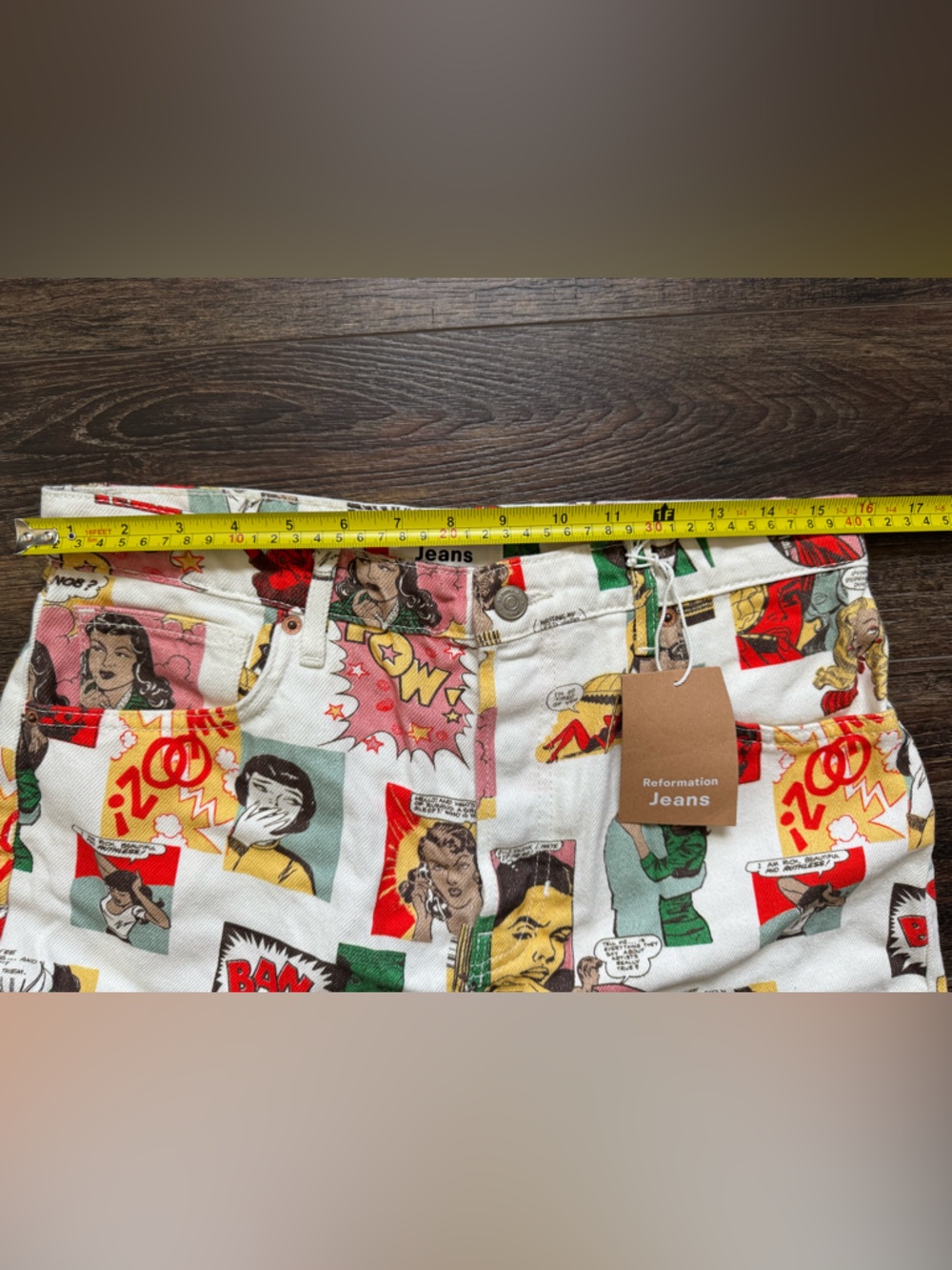 NWT Reformation Comic Jeans 30 - Picture 14 of 15